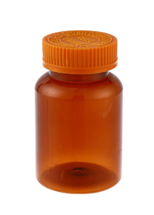 180g PET brown brown health supplement capsule jar