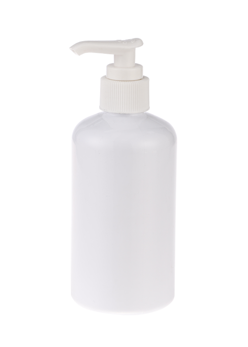 300ml white PE lotion pump bottle