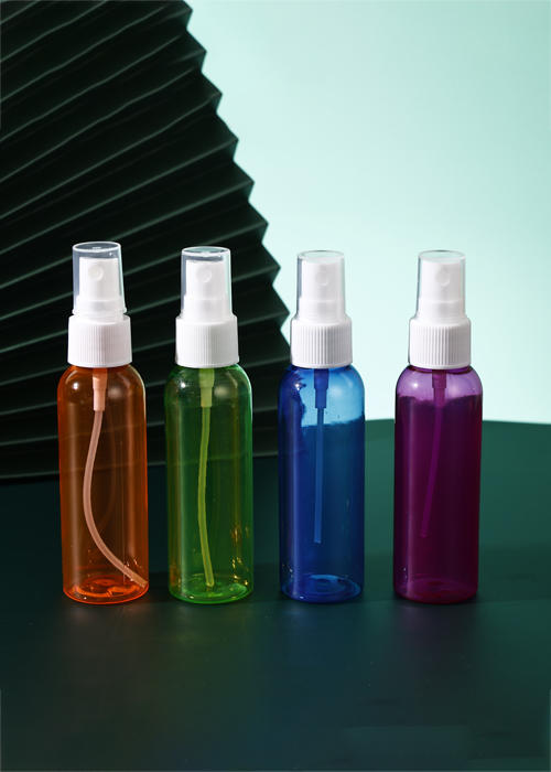60ml PET color transparent round bottle