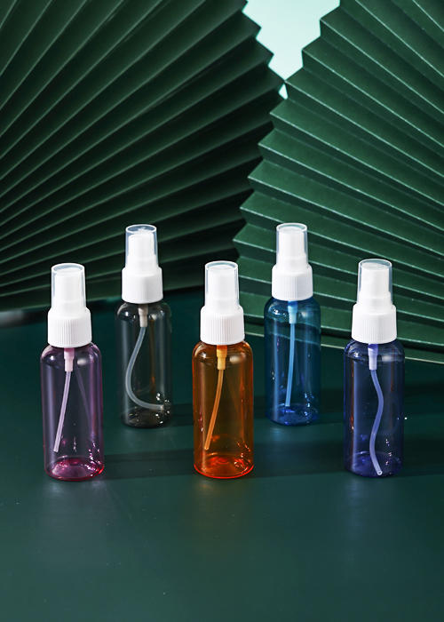 60ml PET color transparent round bottle