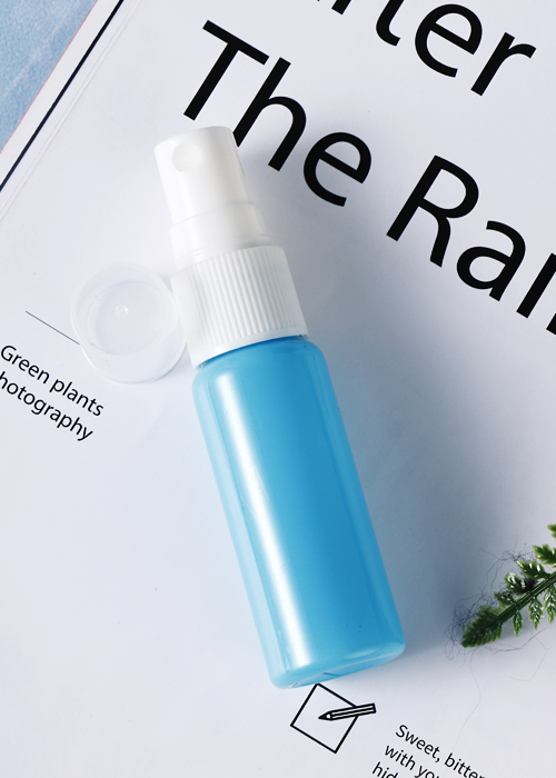 30ml PET blue solid color spray bottle