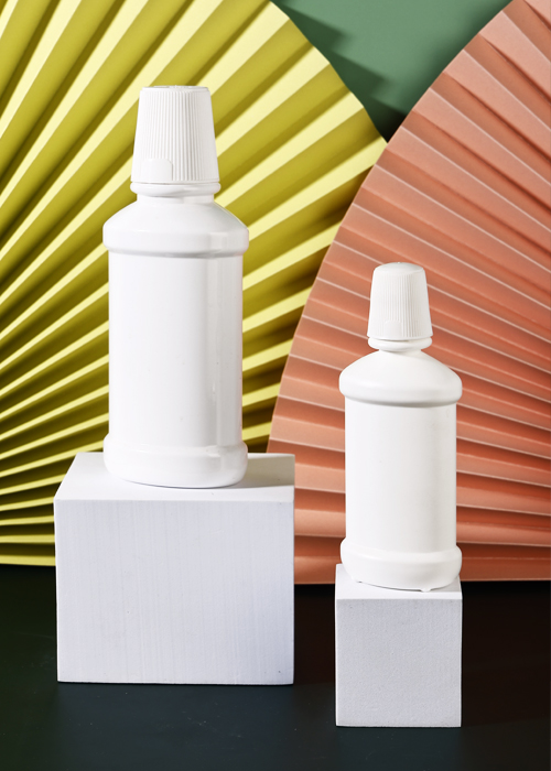 50-100ml PE white mouthwash bottle