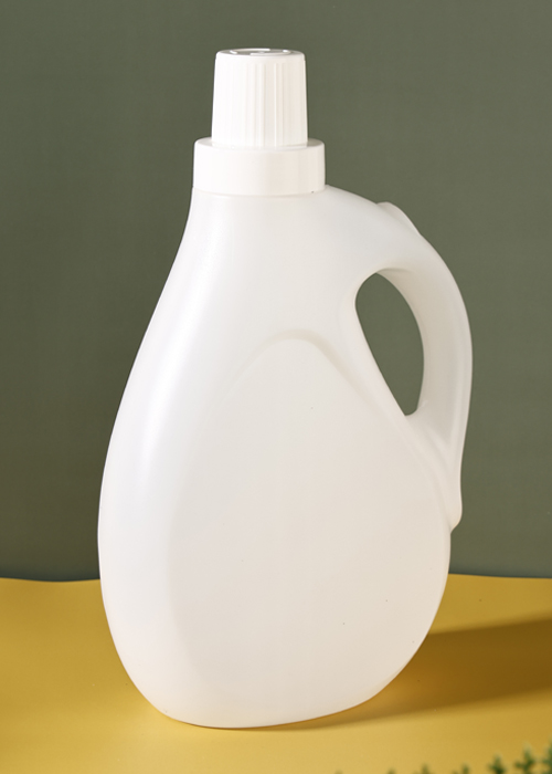 2.5L PE White Laundry Liquid Bottle Softener Bucket