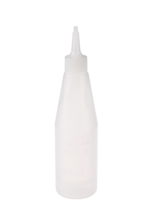 hair dye bottle sharp mouth bottle