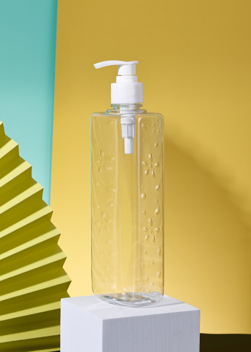 400ml PET Clear Lotion Pump Hand Sanitizer Bottle