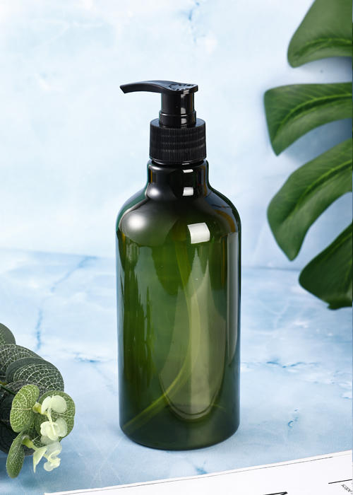 500ml PET Olive Essence Shampoo Body Wash Bottle