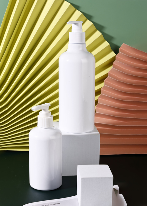 300-500ml PET white lotion pressure pump bottle hand sanitizer bottle