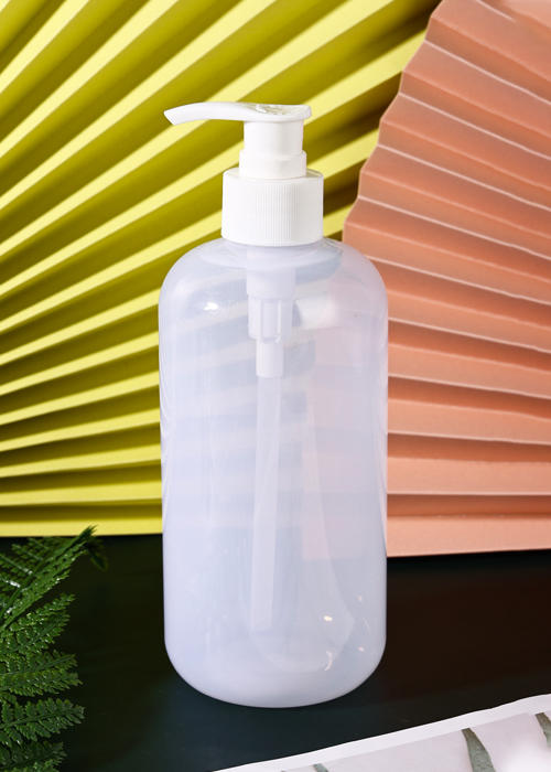 500ml PP Clear Lotion Pressure Pump Gel Hand Sanitizer Bottle