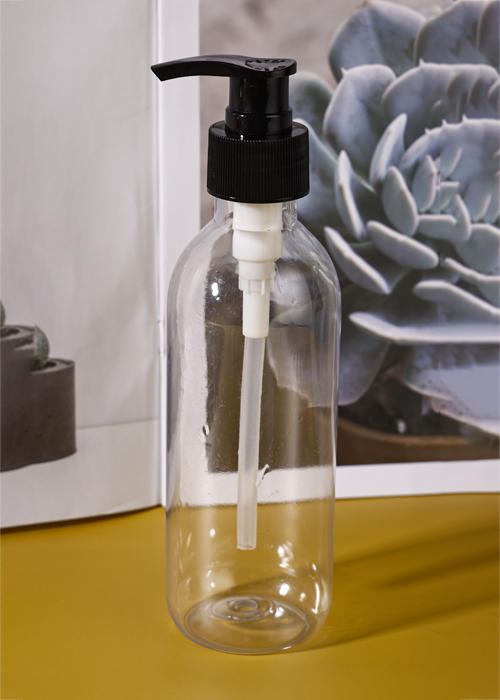 120ml PET Clear Lotion Gel Pressure Pump Hand Sanitizer Bottle