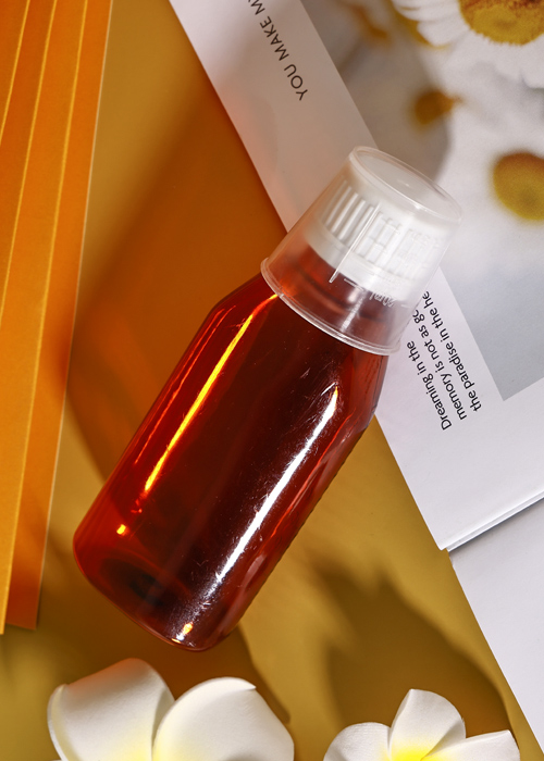 100-500ml PET brown syrup bottle cough loquat dew bottle