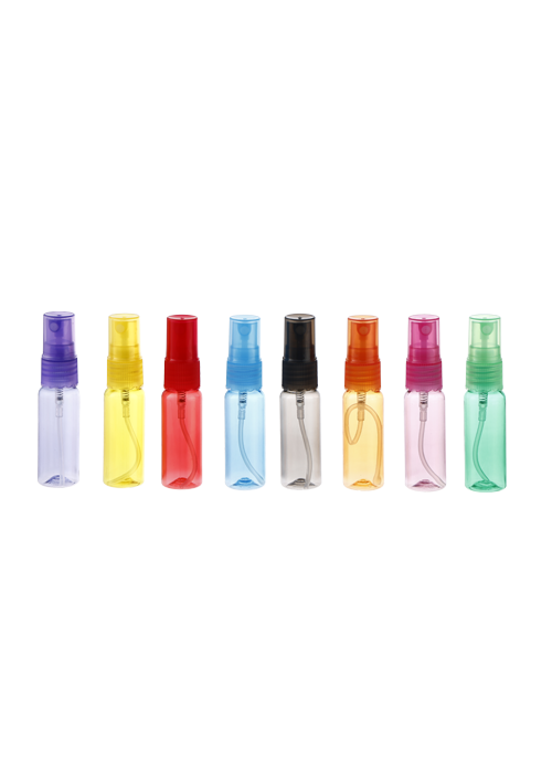 20ml PET color transparent spray round bottle glasses cleaning liquid disinfectant easy to carry bottle