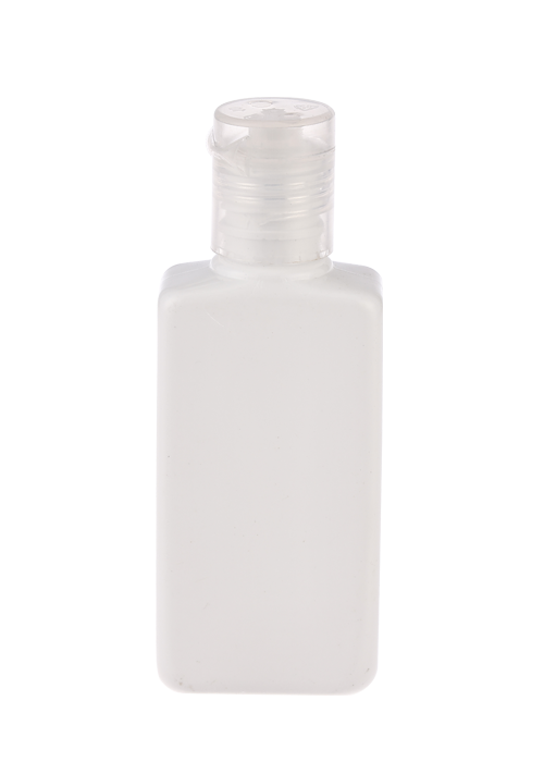 30-60ml flip-top flat square bottle