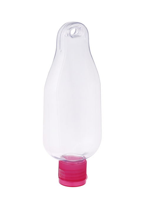 50-60ml PETG upside-down hook bottle gel disposable hand sanitizer flip bottle