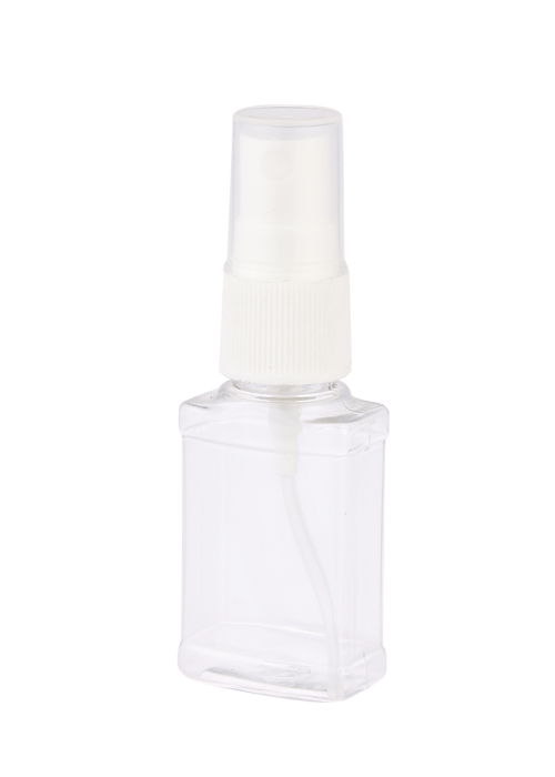 30ml PET Clear Flat Square Spray Bottle