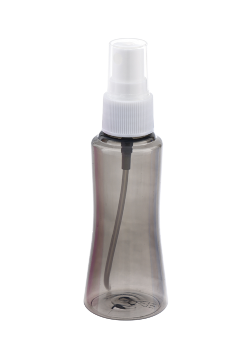 60ml color transparent PET bell mouth spray bottle glasses cleaning alcohol disinfectant bottle