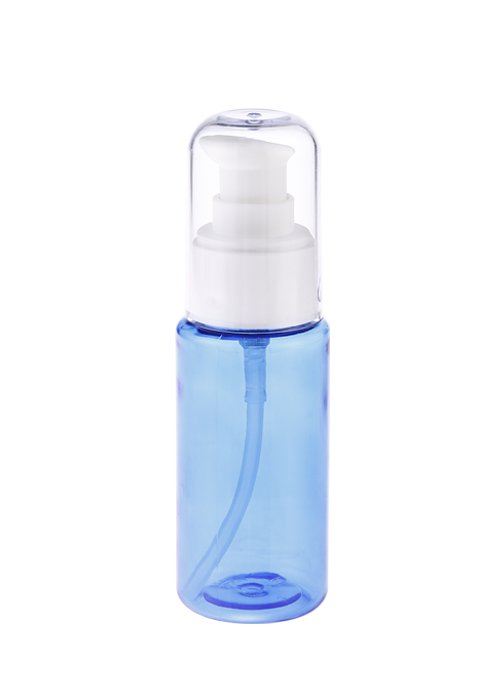 60ml Color Clear PET Cylindrical Spray Bottle
