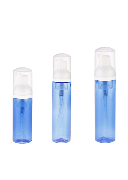 60-120ml blue transparent PET foam pump bottle alcohol disinfection hand sanitizer bottle