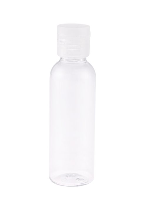 60-200ml PET Clear Gel Hand Sanitizer Bottle Round Clamshell Bottle
