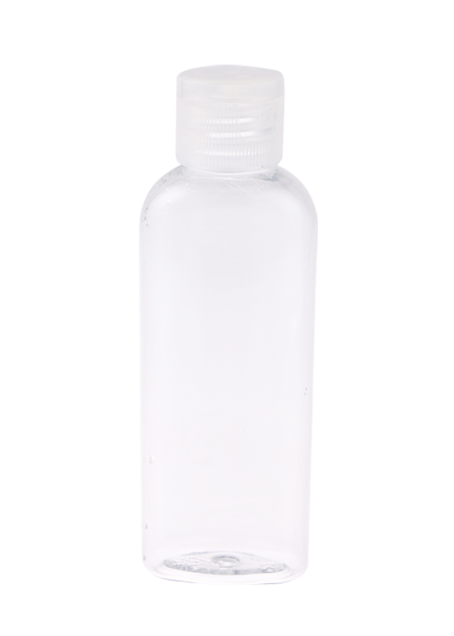 60-200ml PET Clear Gel Hand Sanitizer Bottle Round Clamshell Bottle