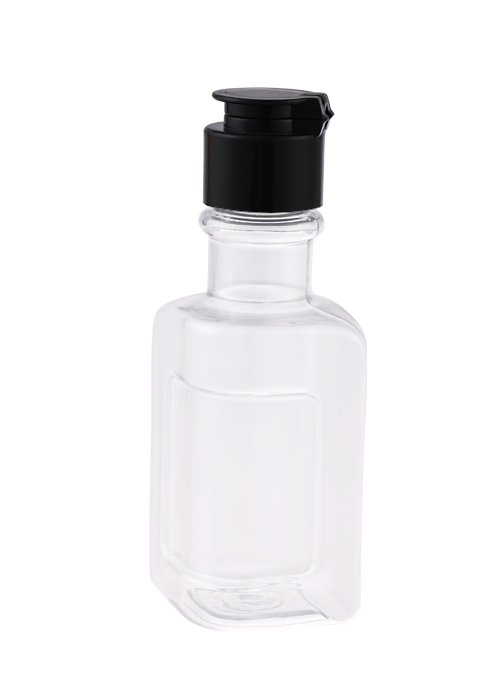 100ml PET special-shaped essential oil bottle 24 caliber cleaning flip bottle