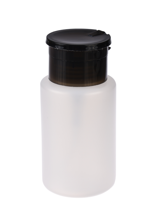 100ml PE nail polish remover water bottle with flip cap