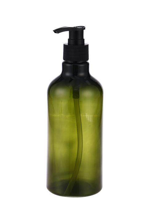 500ml Olive Green PET Gel Lotion Body Wash Bottle Shampoo Bottle