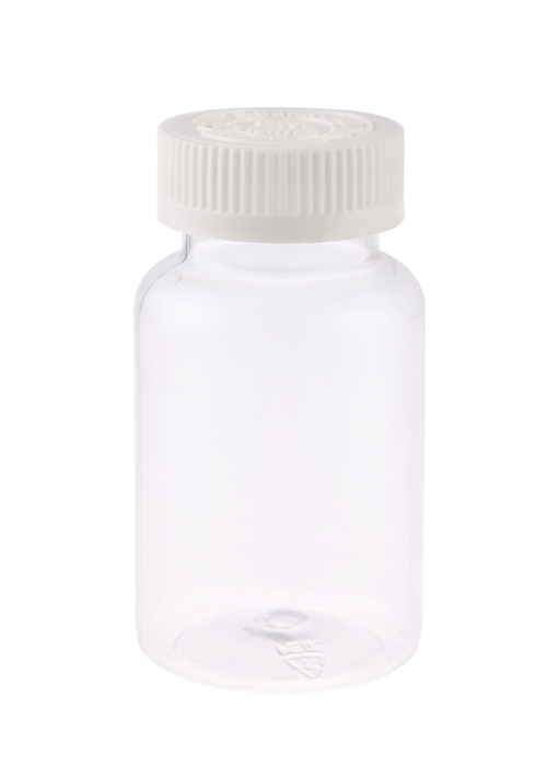 150ml PET capsule health product bottle with pressure screw cap