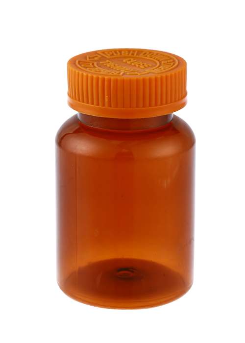 180g PET brown brown health supplement capsule jar