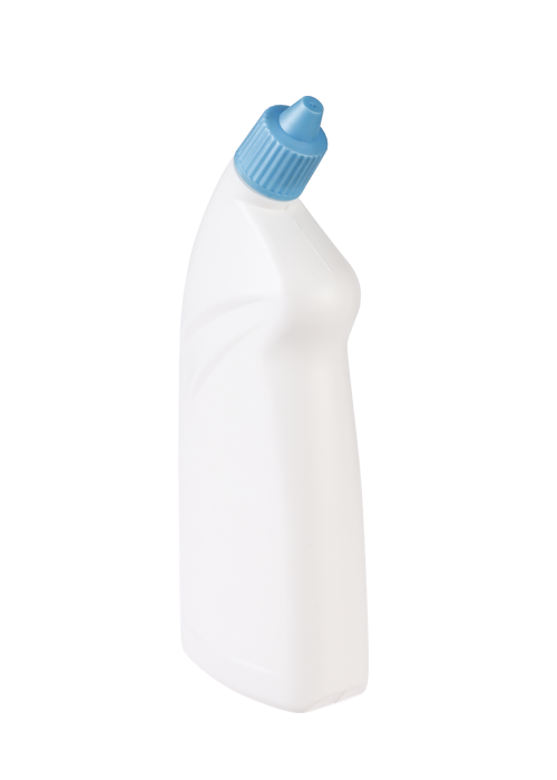 600-700ml PE detergent bottle oblique mouth toilet cleaning liquid disinfectant bottle