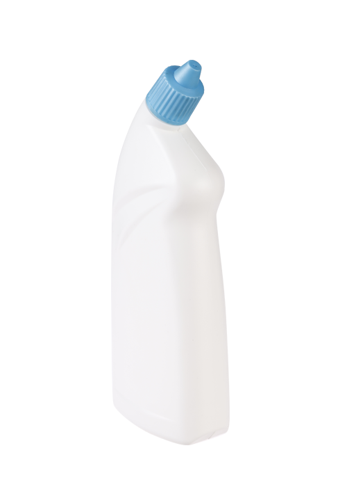 600-700ml PE detergent bottle oblique mouth toilet cleaning liquid disinfectant bottle
