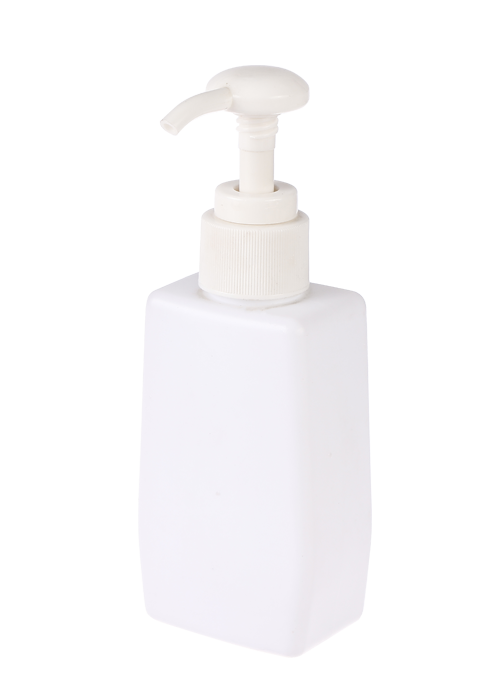 120ml PE White Square Gel Lotion Pressure Pump Hand Sanitizer Bottle