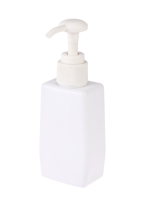 120ml PE White Square Gel Lotion Pressure Pump Hand Sanitizer Bottle