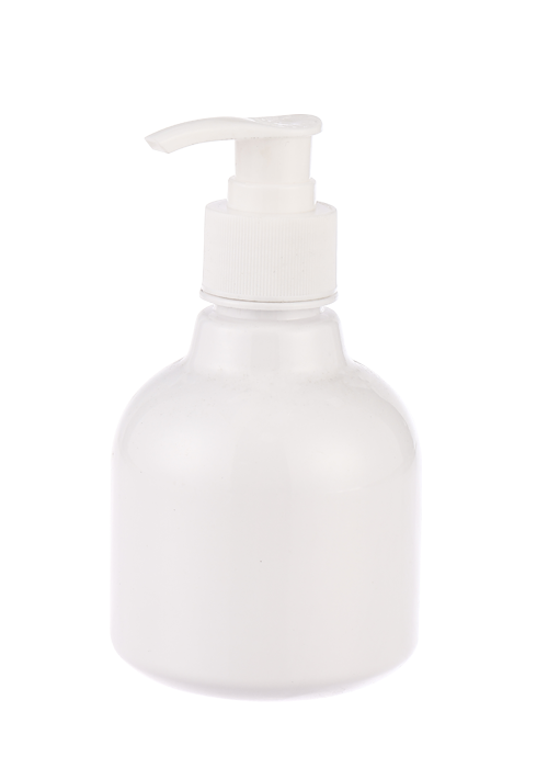 200ml PE white lotion pump bottle bomb ball bottle