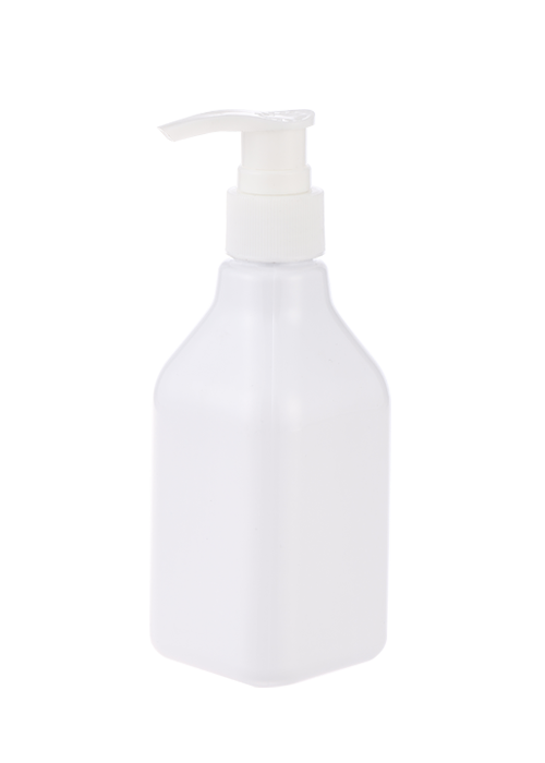 300ml PET White Lotion Pump Hand Sanitizer Bottle