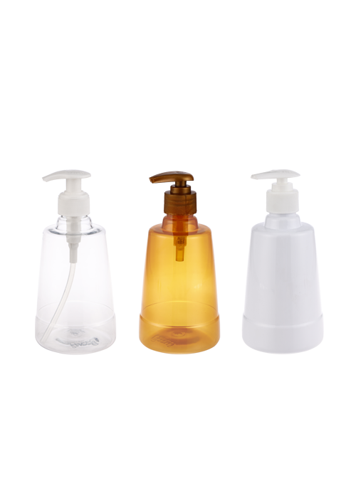 400ml cone-shaped PET disinfection and sterilization hand sanitizer bottle gel lotion pressure pump bottle