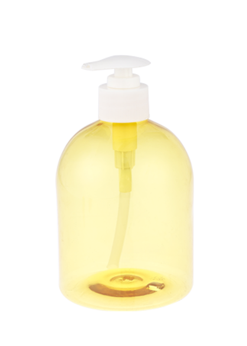 500ml PET Gel Lotion Pump Hand Sanitizer Round Bottle