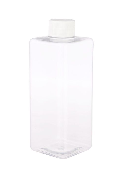 300ml PET square transparent bottle