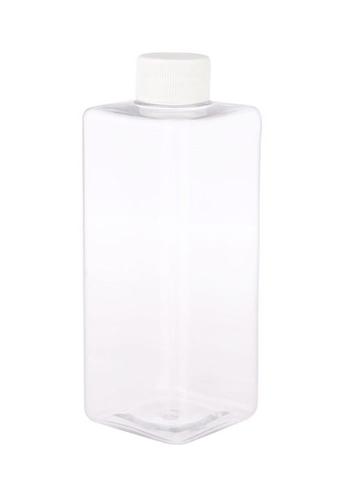 300ml PET square transparent bottle
