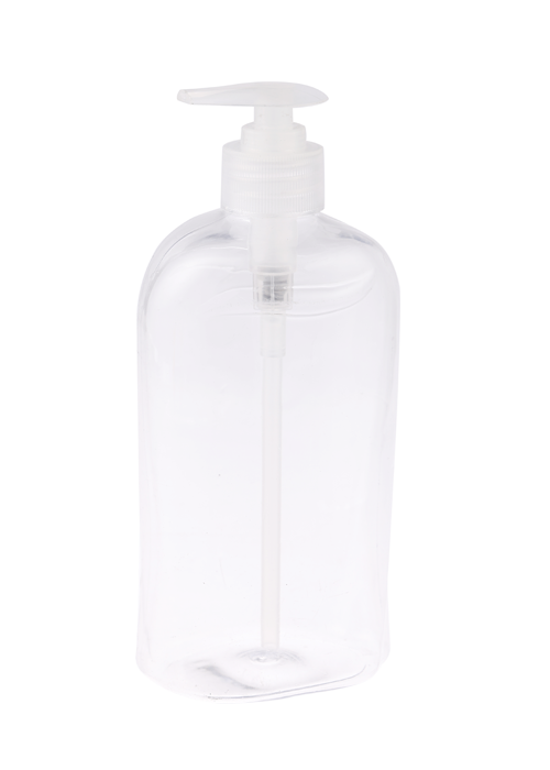 500ml PET transparent gel lotion pressure pump bottle disposable hand sanitizer bottle disinfection and sterilization bottle