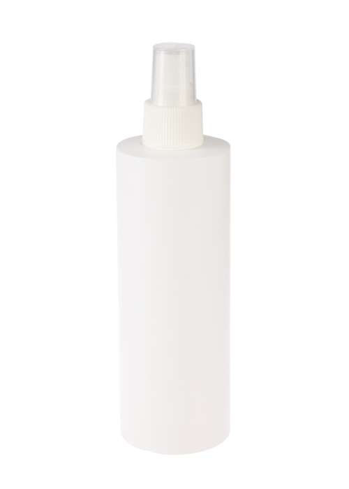 300ml PE cylindrical straight spray bottle