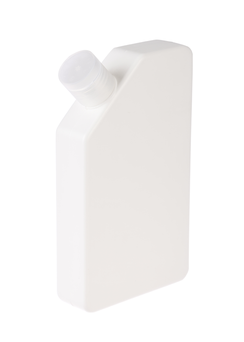 300ml PE oblique mouth flat square bottle
