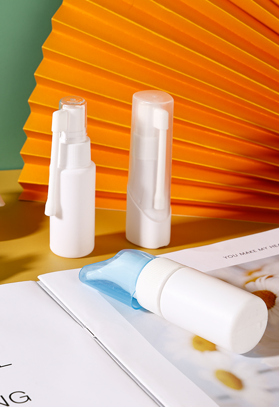
60ml conical bottle color solid color pet spray bottle / disinfectant spray bottle
